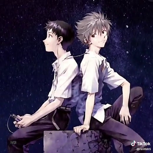 Emotional Kaworu and Shinji Moments in Neon Genesis