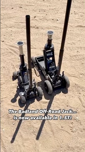 Meet the newest member of the family... the Badland 1.5T Off-Road Floor Jack. #HarborFreight