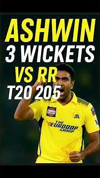 Ravichandran Ashwin’s Magical 3 Wickets vs RR | CSK vs RR | T20 2025 Highlights #ipl2025 #cricket