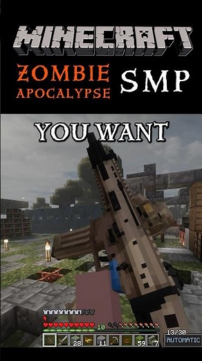 NEW SMP is HERE! Zombie survival multiplayer you can join for free #minecraft #smp #zombiesurvival