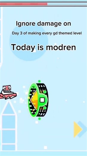 day 3 of making every gd themed level #geometrydash #modren #edit #effect #amnewbutnottheleast #gd