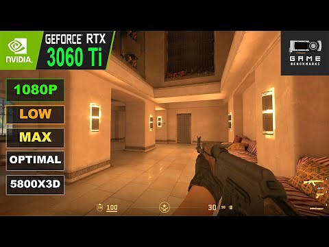 RTX 3060 Ti | Counter Strike 2 | 1080P, 4:3 Low, Max & Optimal Settings