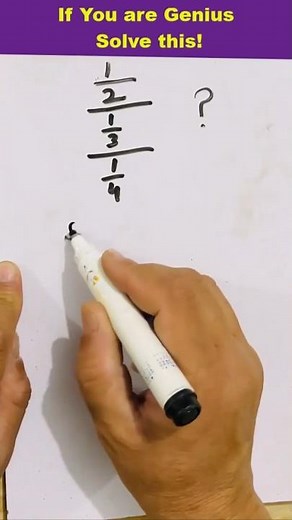 Viral Fraction Puzzle: Are You a Math Genius?