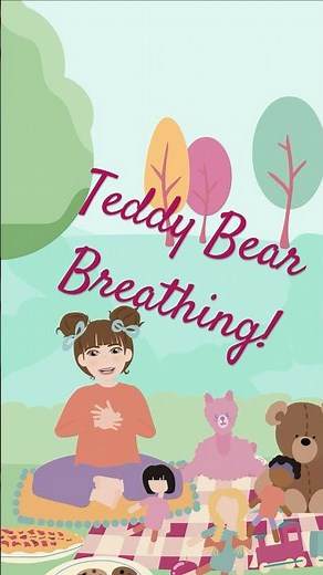 🧸 Teddy Bear Breathing 🧸 #mindfulnessforkids #preschool #kidswellbeing