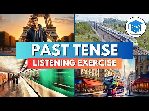 Past Tense Listening Practice 🎧 | Jack’s Trip to Paris – English Listening Exercise