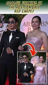 Sweet Couple Coco Martin and Julia Montes walking at ABS-CBN Ball red carpet. #CocoMartin #JuliaMontes #CocoJul #reelsvideoシ #fypreelsシ゚ | Showbizbanatph