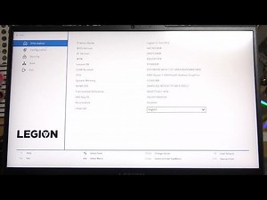 How To Change BIOS Language For Lenovo Legion Laptop