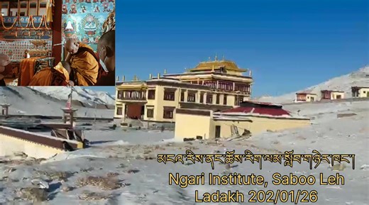 Once again snow fall in Ladakh 2026/01/26. | Ngari Institute - Leh Ladakh