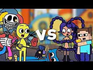 Poppy Playtime Chapter 5 Battles #8 (Player, Prototype, Steve, Lily Lovebraids)