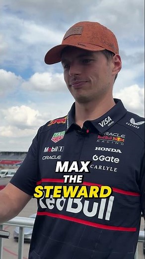 Steward Verstappen on the case 🫡 #F1 #RedBullRacing