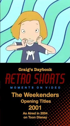 Retro 2001 - The Weekenders Opening - #Short Toon Disney - Cable TV History