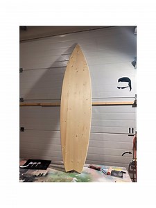 DIY Pine Wood Surfboard Beach Wall Decor: Blank Raw Unfinished Canvas Art Project, Wedding Guest Book - Etsy