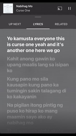 Discover the Meaning Behind 'Nabihag Mo' by Curse One