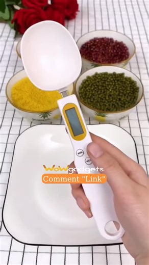 Wowgadgets.in on Instagram: "🔗Comment "link" to get the product link Tired of imprecise measurements ruining your recipes? 😩 Say goodbye to guesswork with this incredible Digital Measuring Spoon! 🥄✨ It's a game-changer for all your cooking and baking needs, measuring everything from spices to liquids with incredible accuracy (up to 0.1g!). With an easy-to-read LCD display, tare function, and multiple units, cooking just got a whole lot smarter and easier. Perfect for coffee, flour, spices, an