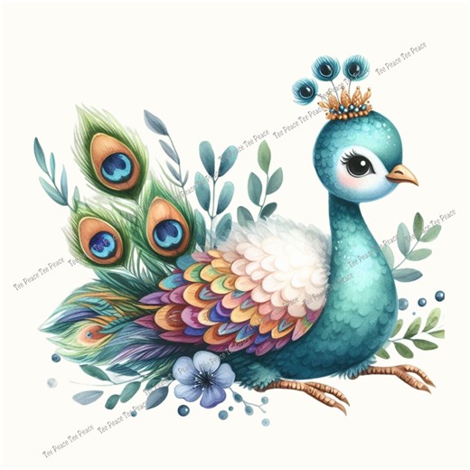 Peacock Fabric Panel, Quilt Sewing Square, Multiple Sizes, Fc6f - Etsy