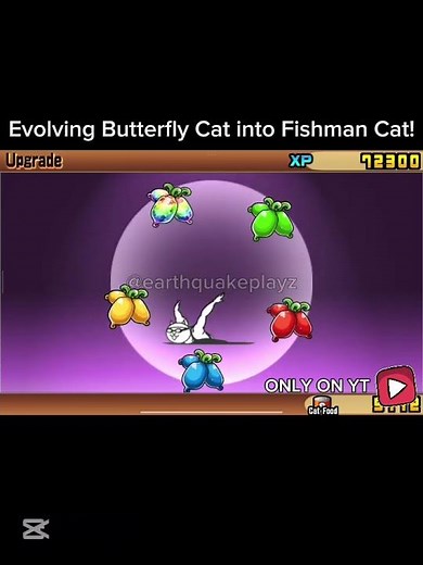 Evolving Butterfly Cat into Fishman Cat! | The Battle Cats #thebattlecats