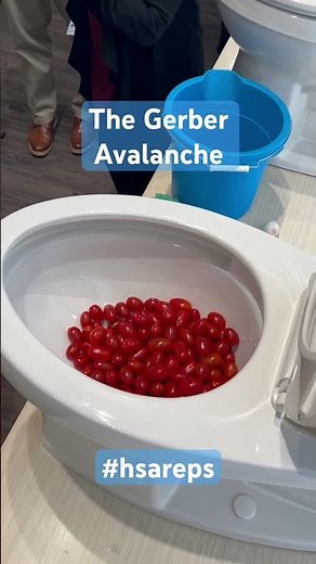The Gerber Avalanche #tomato #toilet #powerful #gerberplumbingfixtures #hsareps