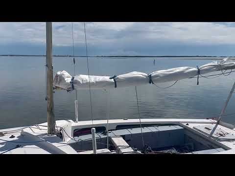 Easy On Boom Mainsail Furl Method