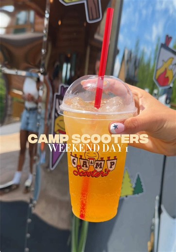CAMP SCOOTERS WEEKEND DAY 1⛺️📸⭐️ @Scooter’s Coffee I’M SO EXCITED 🤭 #campscooters