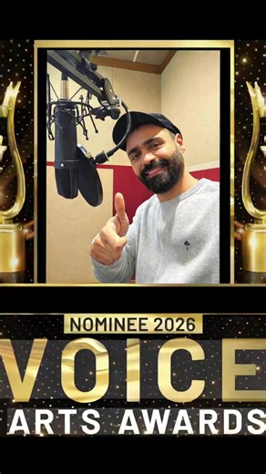 Winning the Gold Award for Best Arabic Voice in Dubbing