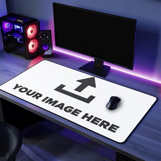Custom Print Desk Mat – Large XXL Gaming Mouse Pad, Personalized Office Non-slip Waterproof Extended Deskmat Surface for Gamers & Creatives - Etsy