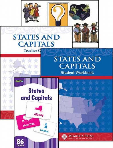 States & Capitals Set - Memoria Press: Classical Education