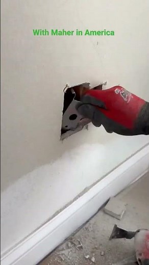 electric outlet box installation #usa #howto #easyway #electricbox #diy