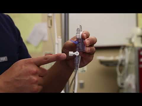 Edwards Arterial Line setup