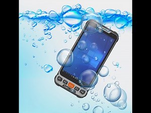 5.5 inch windows 10 rugged handheld terminal with 2D barcode and UHF