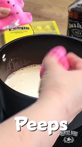 3 Boozy Peeps Recipes  - Bourbon & Peeps Mini S'mores Pies - Peeps Fireball Fudge - Drunken Peeps Ice Cream | DIY Ways | Facebook