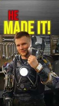 This Man Built a REAL Iron Man Suit!😬