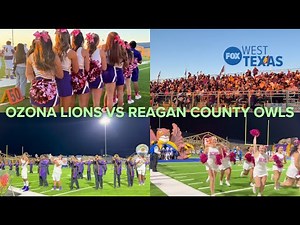 Ozona Lions vs Reagan County Owls Highlights 🔥🏈