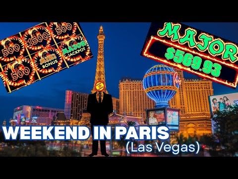Weekend in Paris Part 1 🎰 Caesars 10X Tier Credit Slot Play