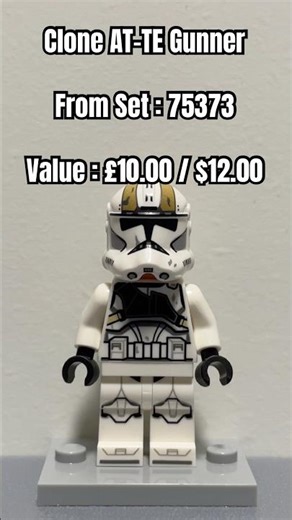 LEGO Minifigure | Clone AT-TE Gunner #starwars #shorts #lego #clonewars #clonetrooper