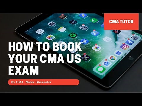 CMA US EXAM BOOKING PROCESS
