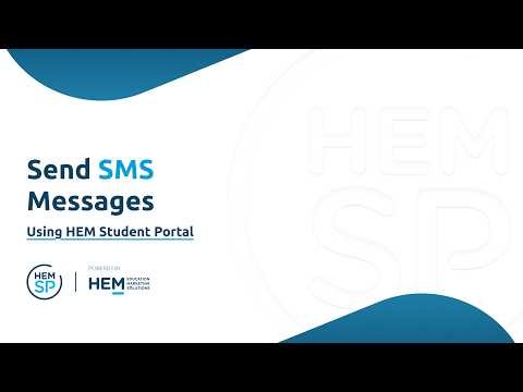 Manage SMS Conversations & Follow-Ups in the Student Portal | HEMSP