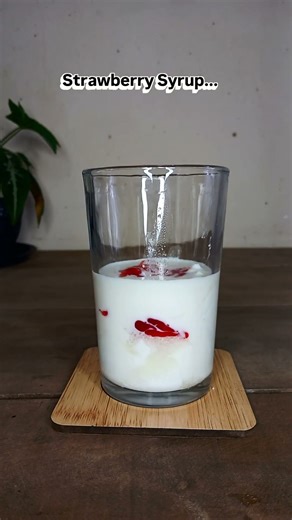 Strawberry Lassi 🍓 #summerdrink