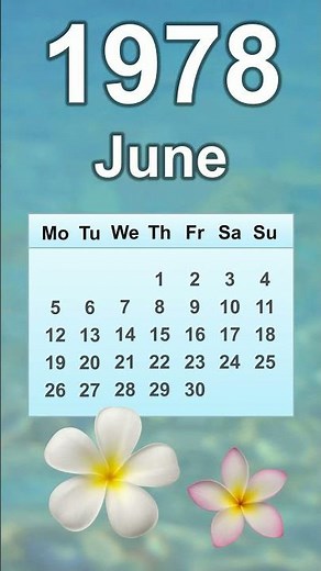 June 1978 Calendar