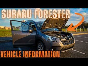 Find Your Subaru Forester's Build Date, Engine Number, Paint Code & Tyre Information!