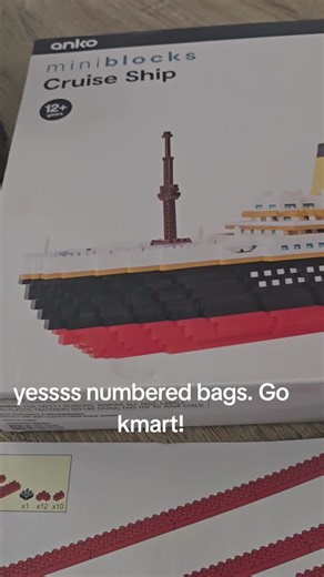 Mini Blocks Cruise Ship: Kmart LEGO Adventure