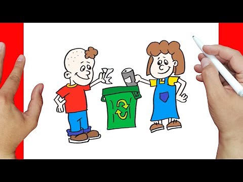 🍃 🍂 🌎 🧒 👱👶 Dibujos de como cuidar el medio ambiente para niños a color