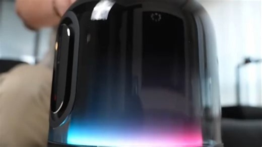 华为SoundX 4 韵律黑 蓝牙音箱 家用桌面音响 无线立体声 幻彩灯效 智能音响