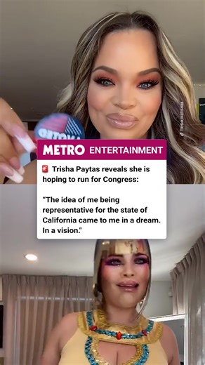 “My slogan could be - California could be good” 👀 @trishapaytas confessed in a YouTube video titled “2026 MANIFESTATIONS” that she is looking to run for Congress in California. Trisha explained, “I’ve never thought of myself as a political person until I had kids and I realised the world could be so disastrous by the time they’re adult’s.” #trishapaytas #congress #americanpolitics #trisha #celebritynews