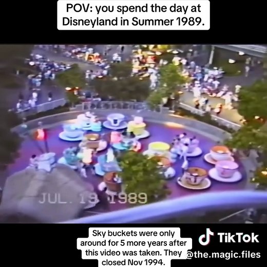 A Day at Disneyland in Summer 1989