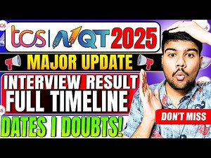 TCS NQT Result Timeline: From Interview to Selection Mails