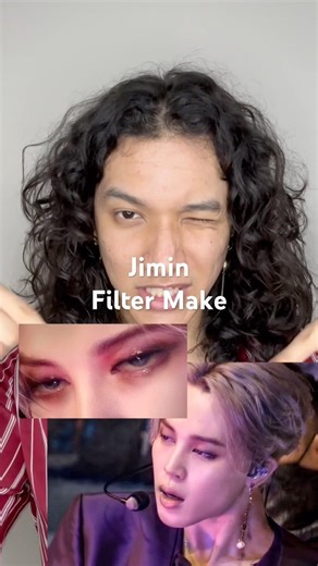 a ICÔNICA make Filter de Jimin ✨ #jimin #filter #makeup #parkjimin #bts #makeuptutorial #jiminbts