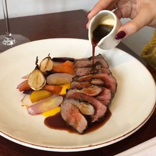 217K views · 3.7K reactions | Beautiful Herdwick lamb rump at London House.... and yes, they've got the lamb sauce ! | Gordon Ramsay | Facebook