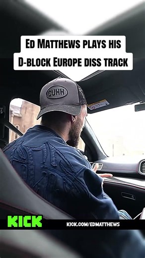 Ed Matthews plays D-block Europe diss #ukrap #ukdrill