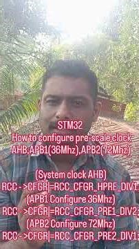 STM32 RCC HOW TO CONFIGURE System clock AHB, APB1,APB2
