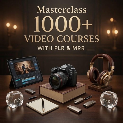 1000  Business Courses Bundle | PLR MRR Resell Rights - Etsy